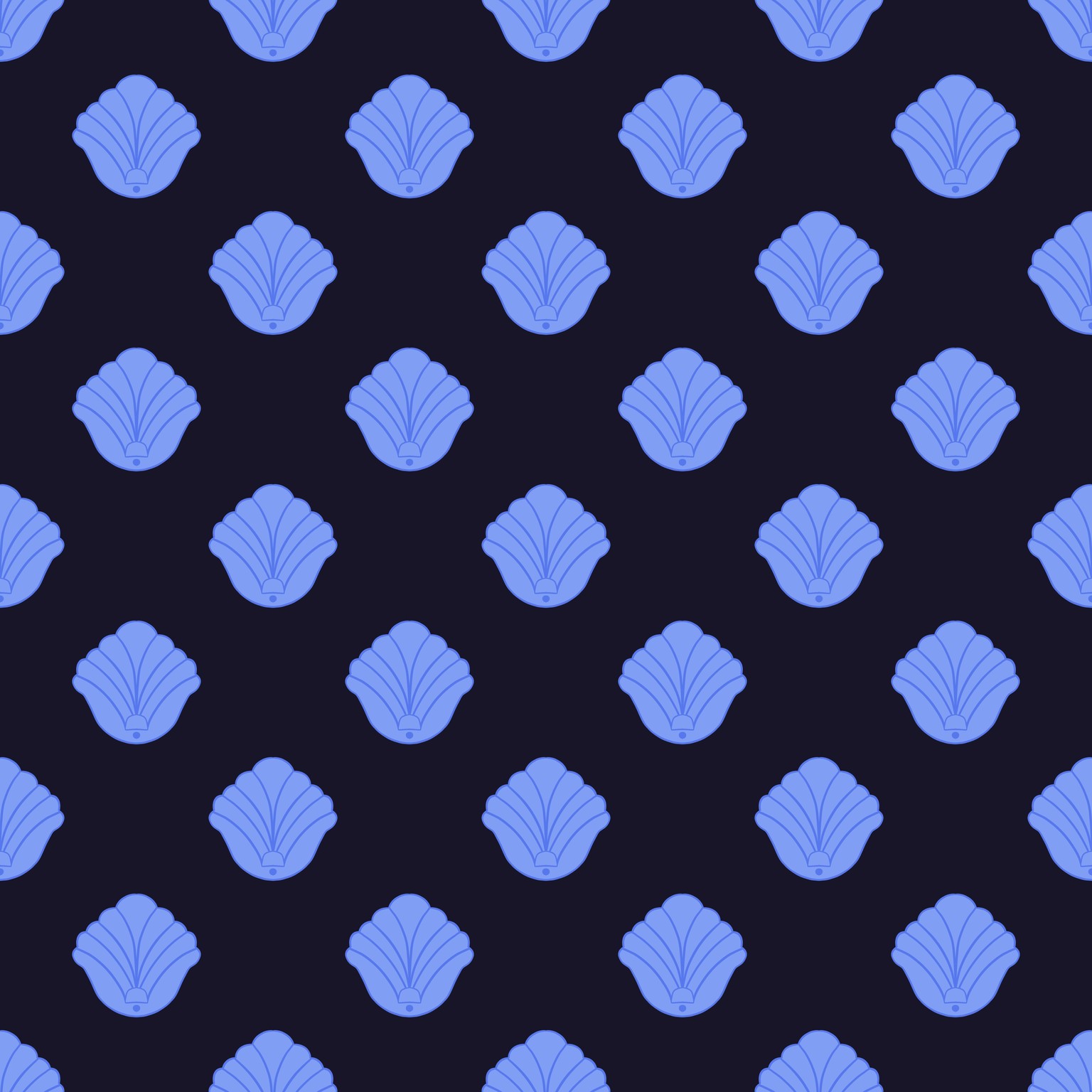 Sea life pattern - image 2 - student project