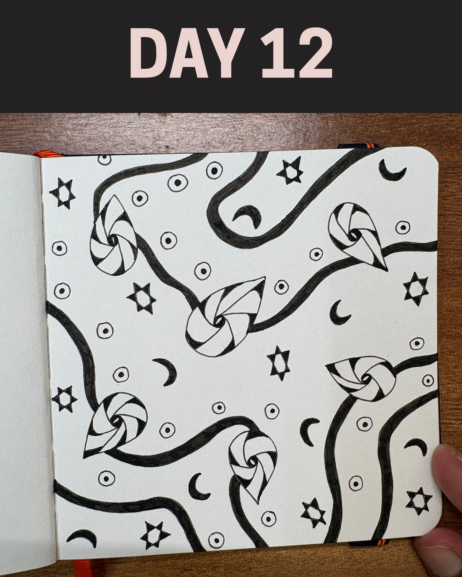 WIP - 45 Zentangle Designs - image 5 - student project