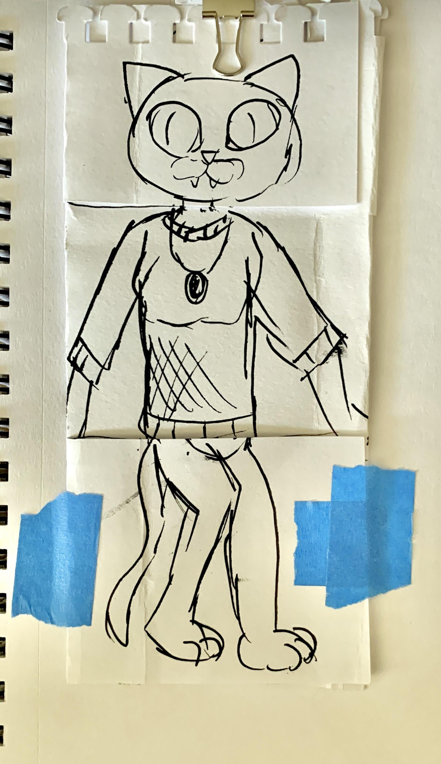 Catherine the Fashionista Feline - image 3 - student project