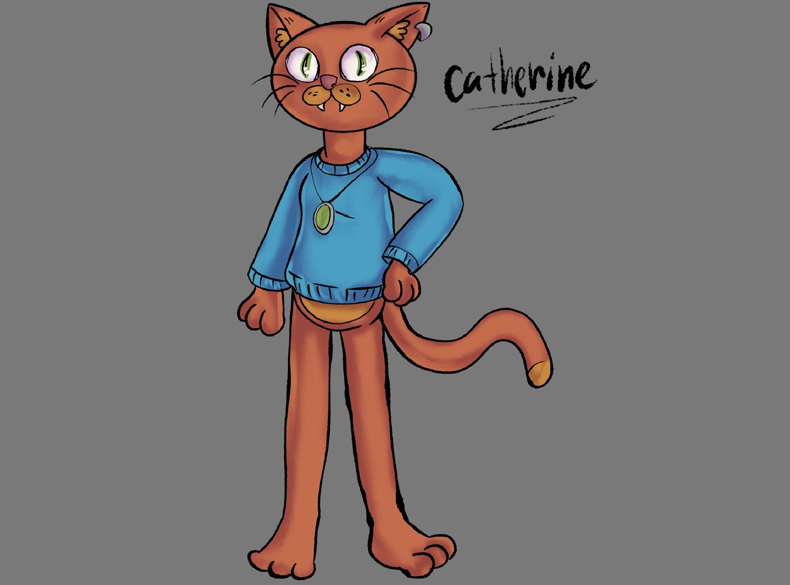 Catherine the Fashionista Feline - image 1 - student project
