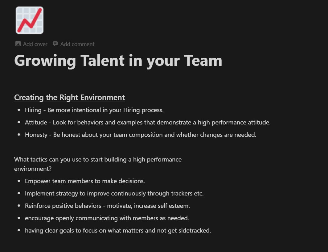 Growing Talent in teams - image 1 - student project