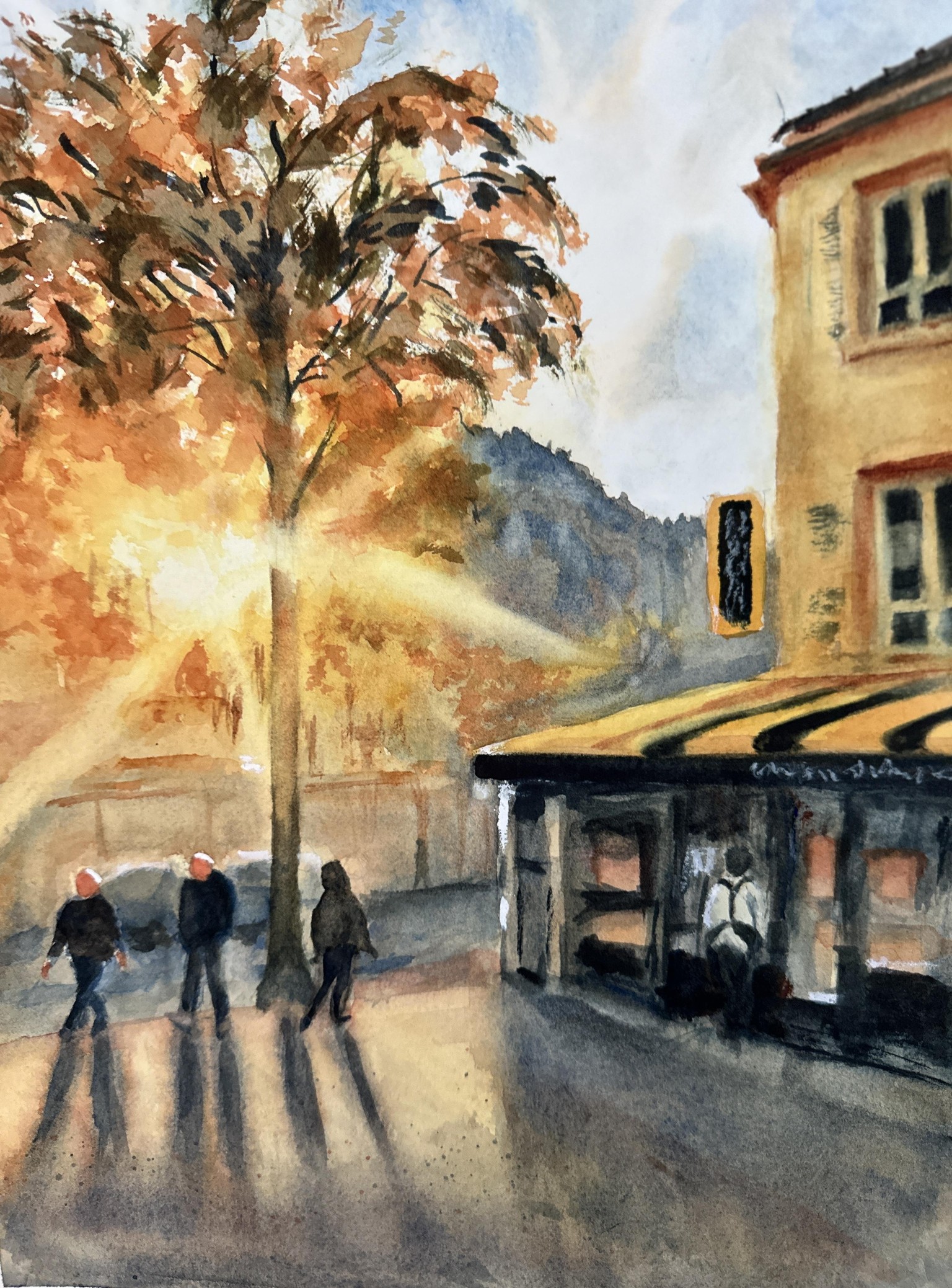 sunny Paris cafe - image 1 - student project