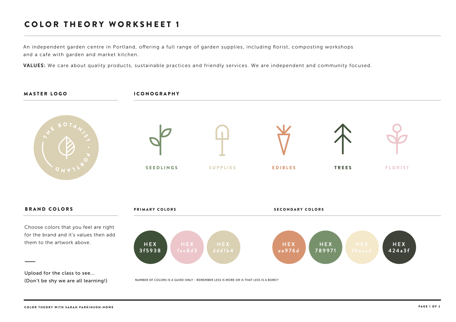 Color Theory Moodbards - image 2 - student project