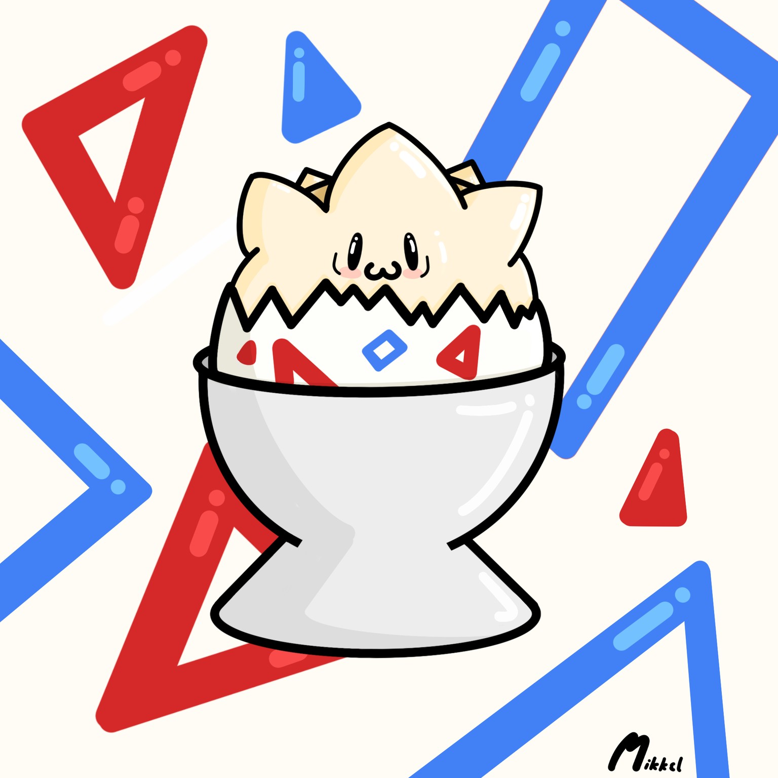 Togepi in an Egg Cup! - image 1 - student project