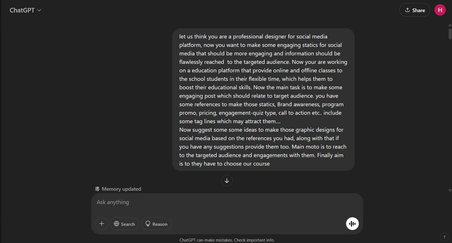 Lets make it more powerful using power prompting - image 1 - student project