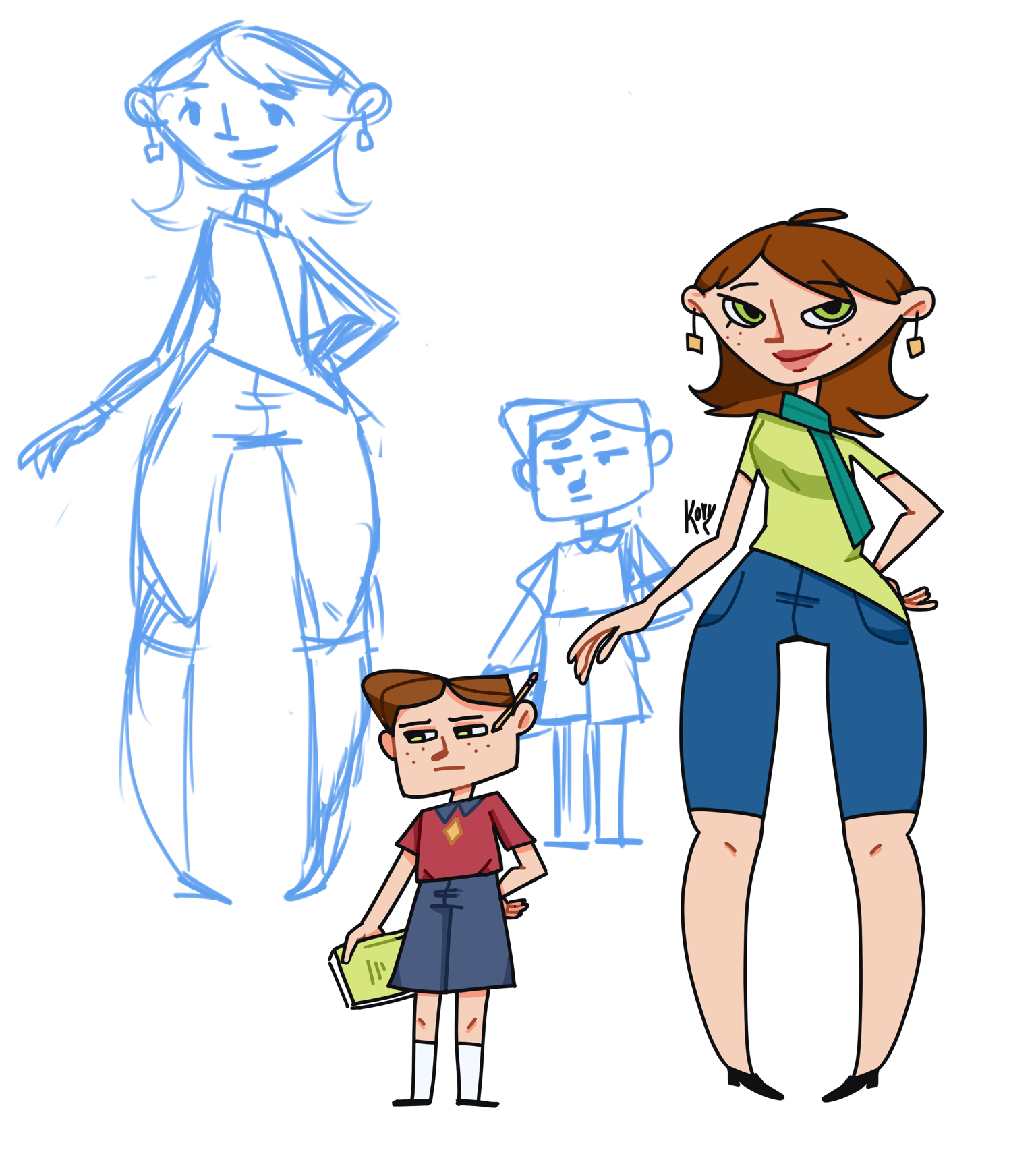 Personajes-Madre e hijo - image 1 - student project