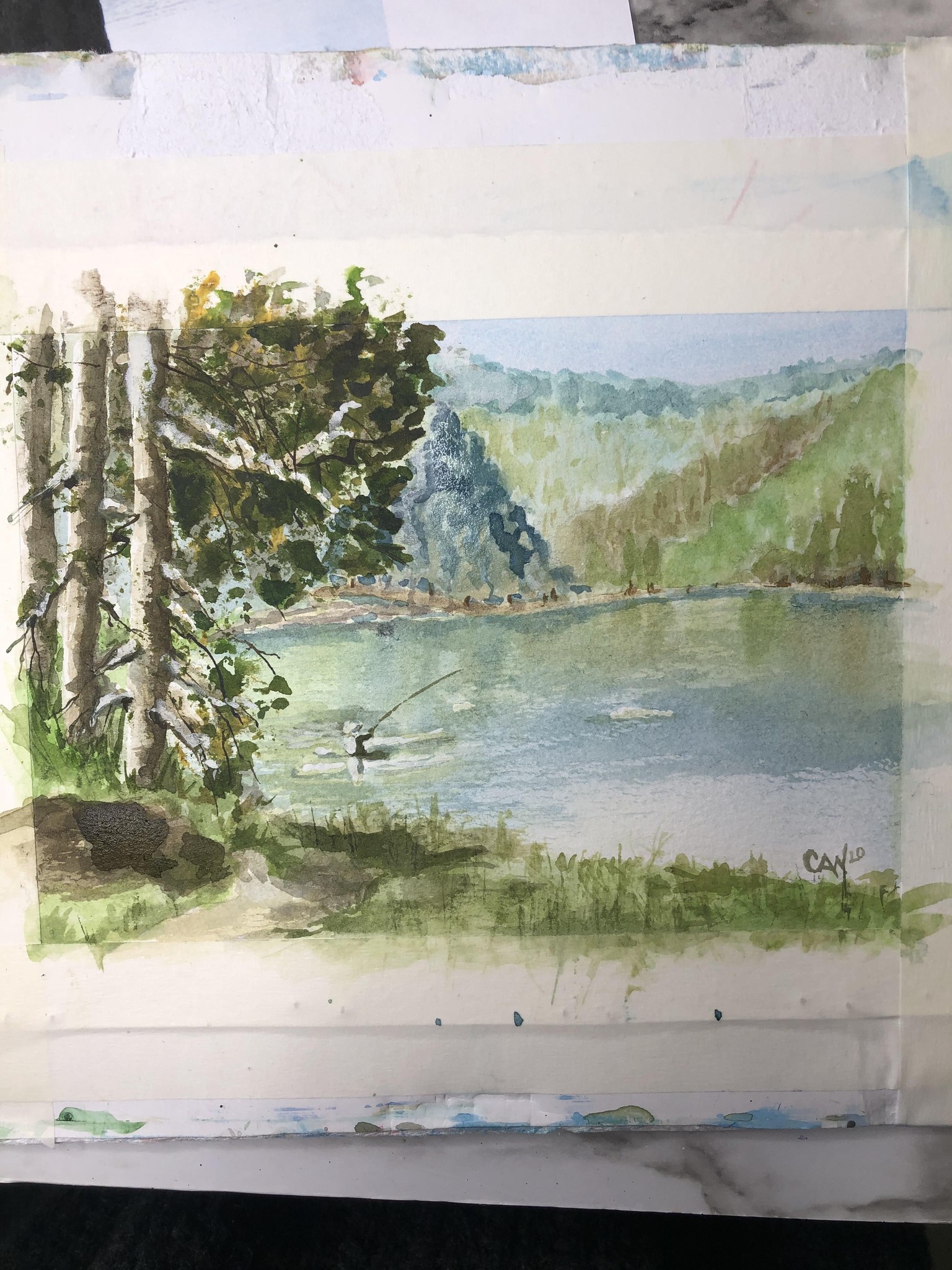 Fly fishing lake - image 1 - student project