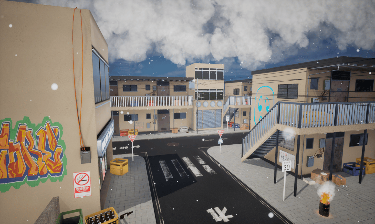 Japanese Street Environment - image 1 - student project