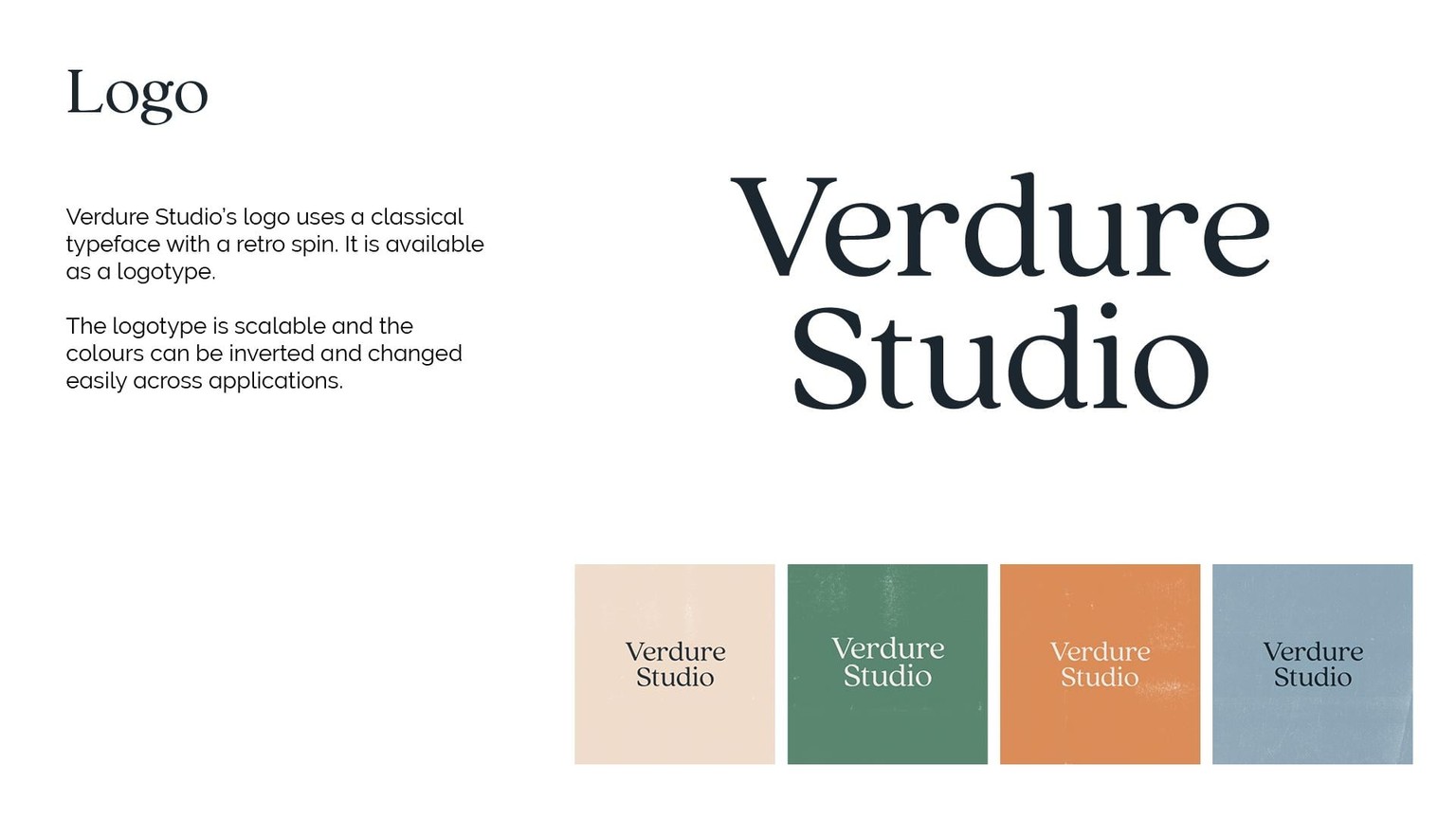 Verdure Studio Brand Book - image 2 - student project
