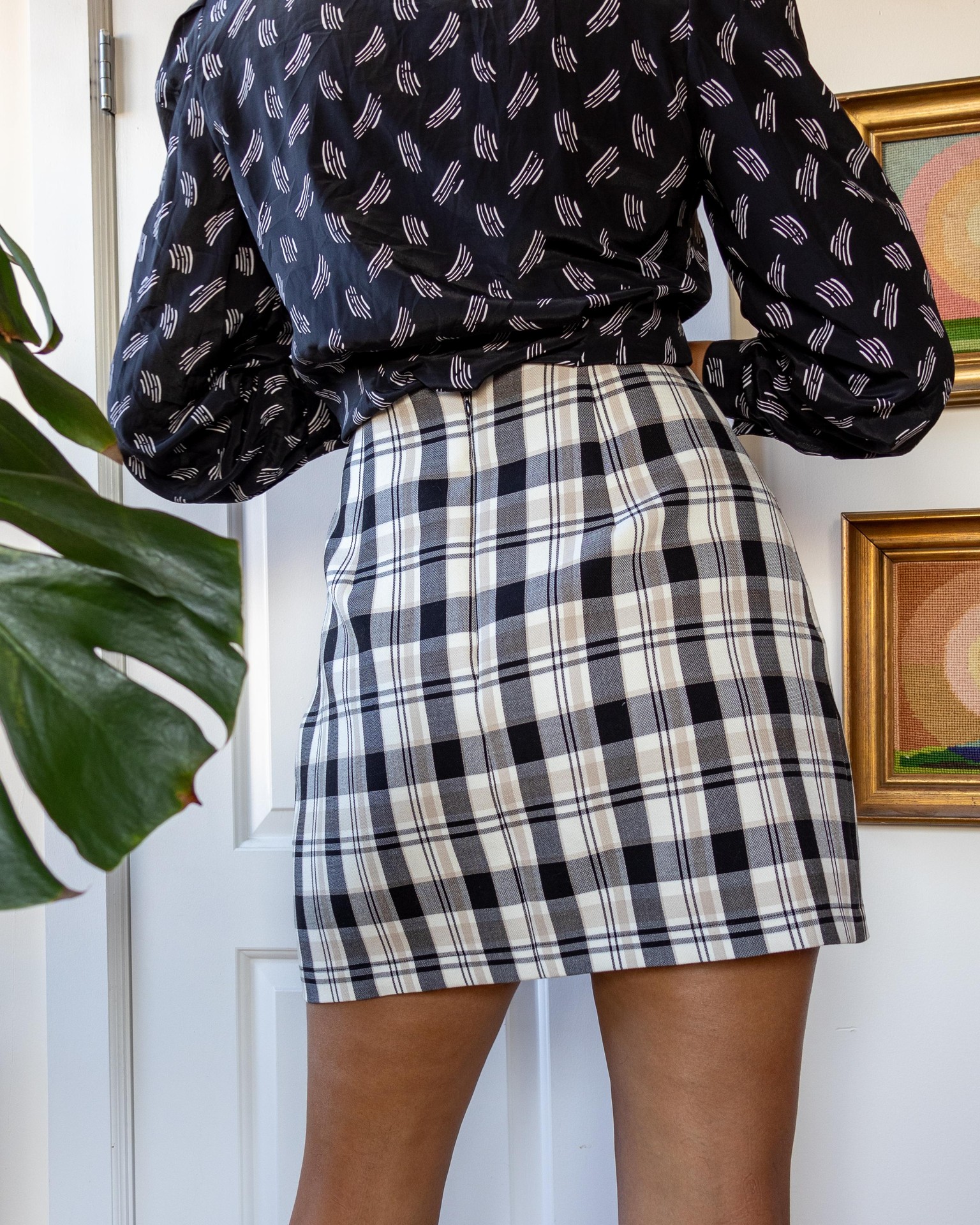 My Finished Plaid Skirt - image 2 - student project