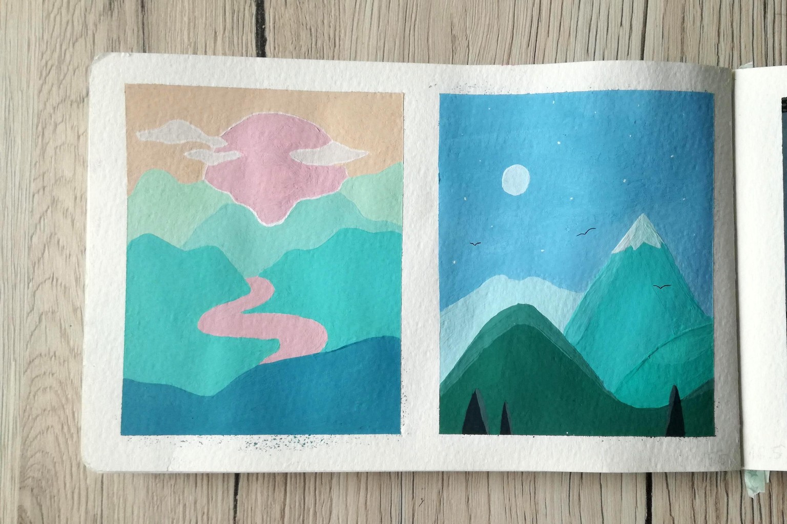 Nice to meet you, gouache - image 1 - student project