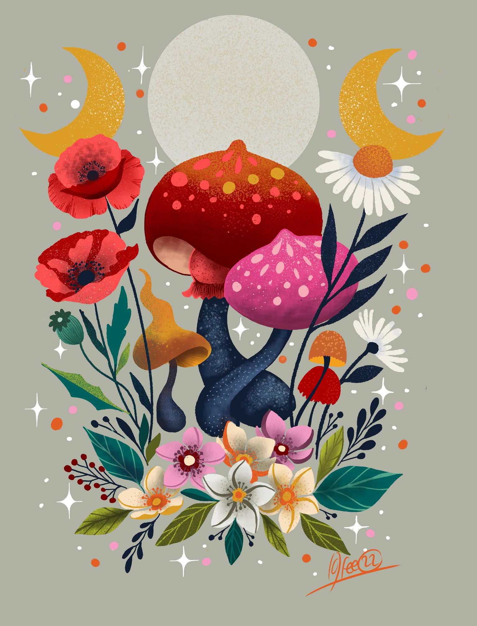 Magic Shrooms and Blooms - image 2 - student project