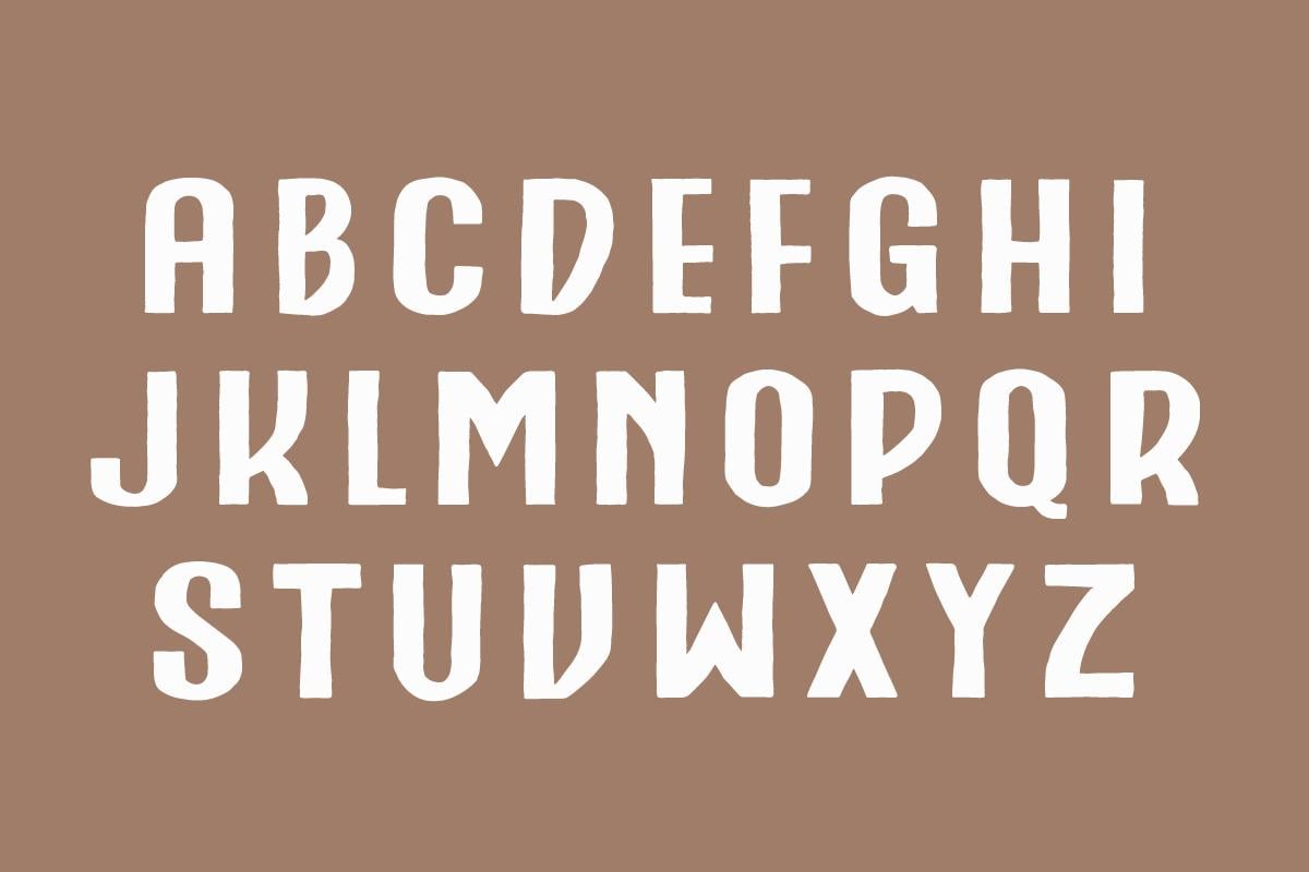 The Redwood Font - image 1 - student project
