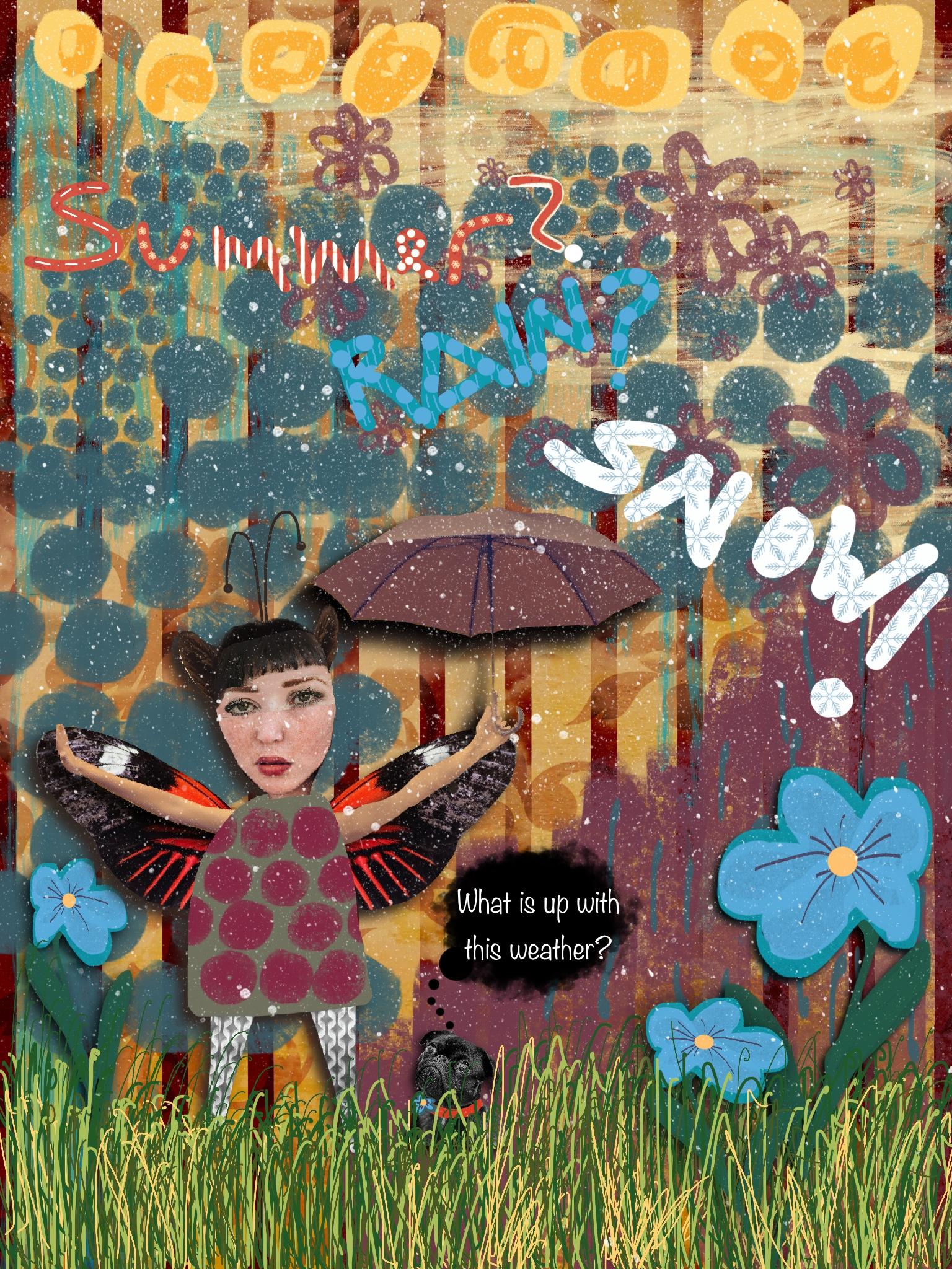 Crazy collage and crazy weather - image 1 - student project