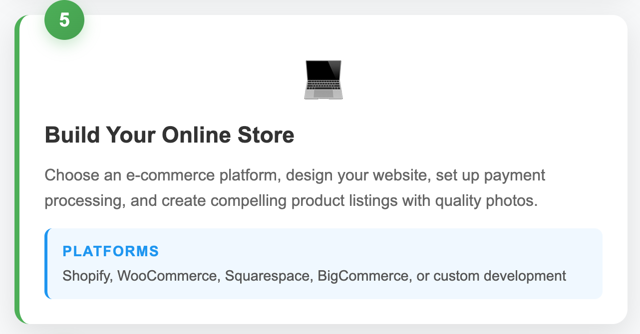 Online Store Planning Workflow - image 4 - student project