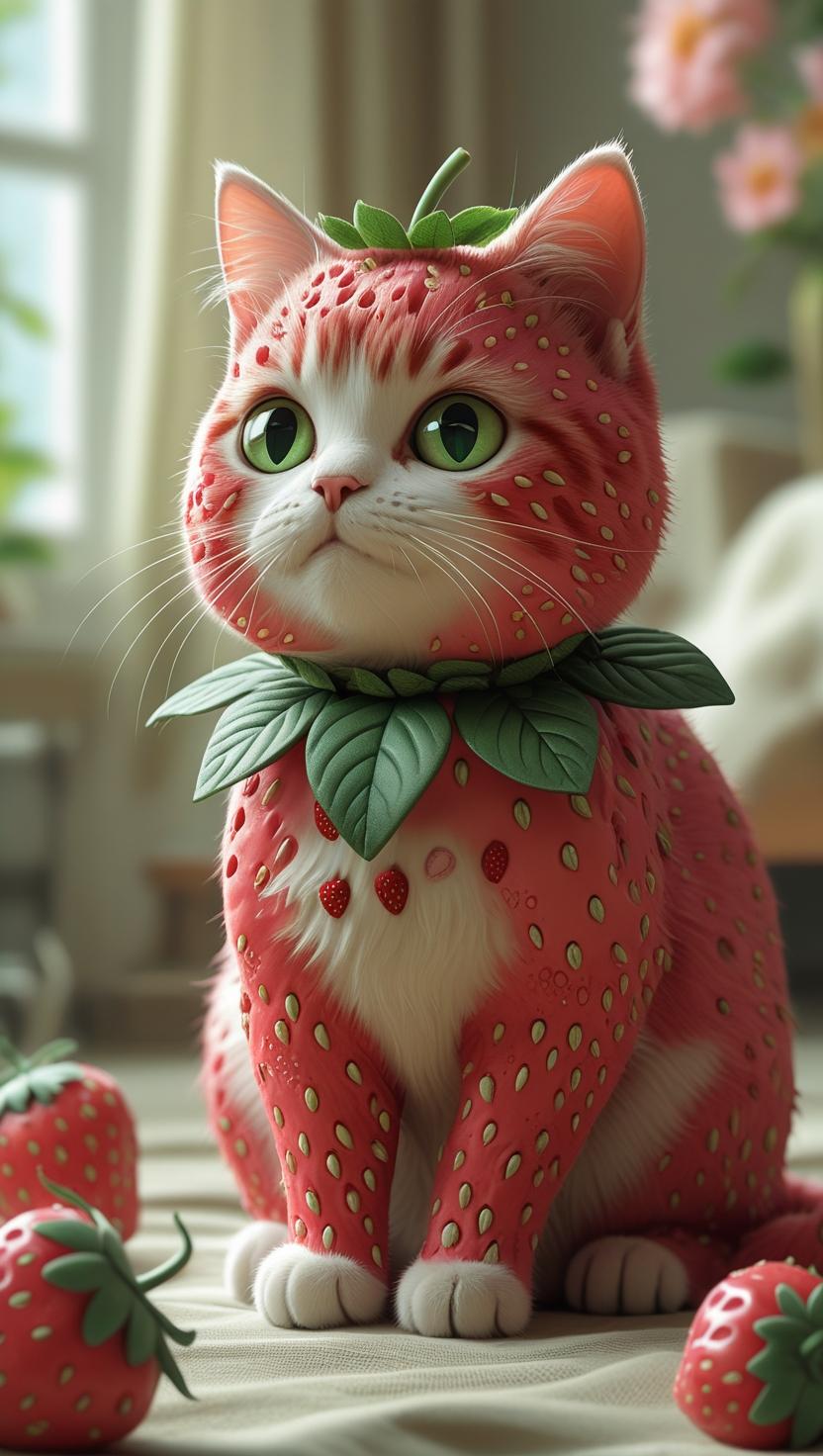 Strawberry theme - image 2 - student project