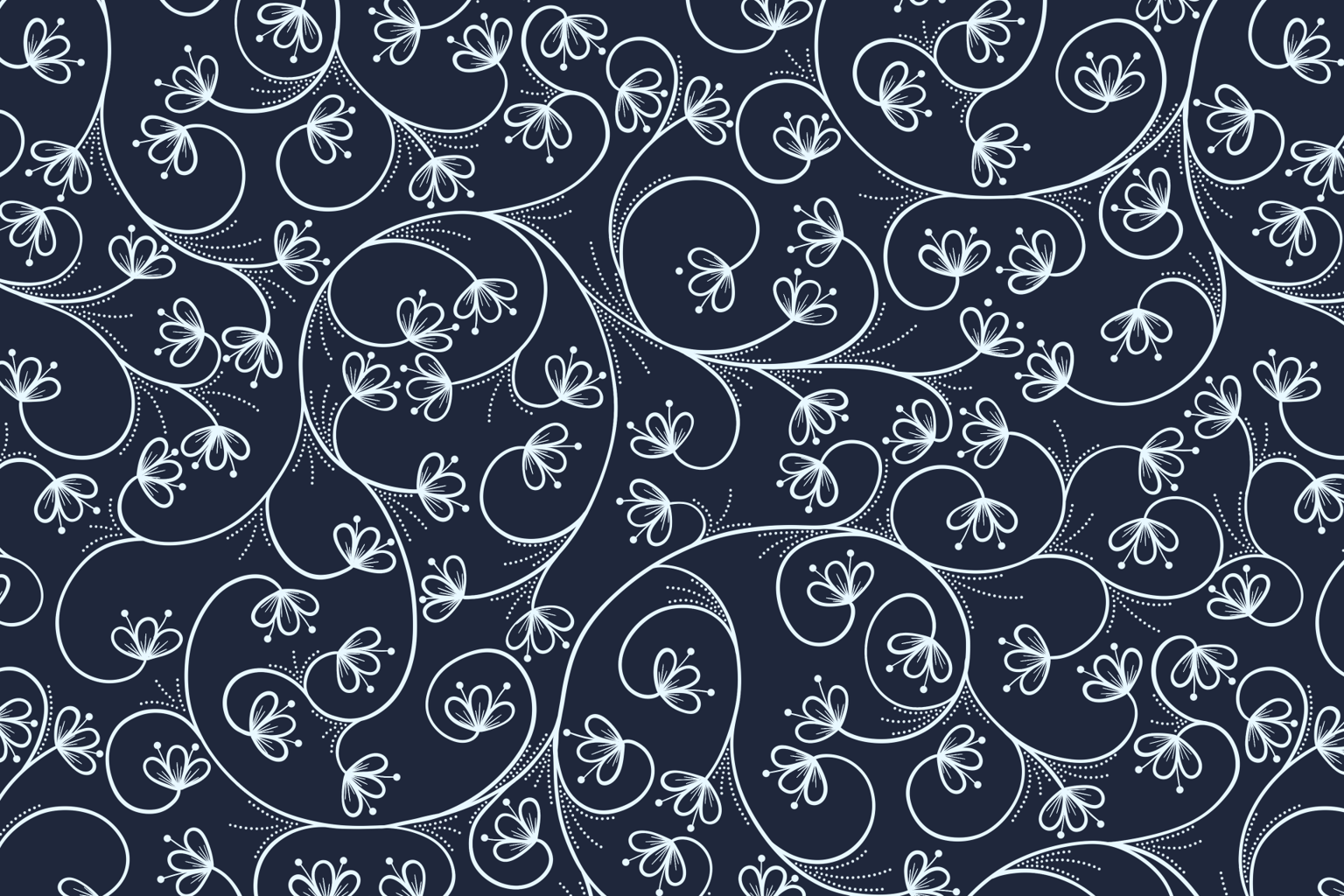 Small Flower Pattern - Procreate to Photoshop Workflow - image 3 - student project