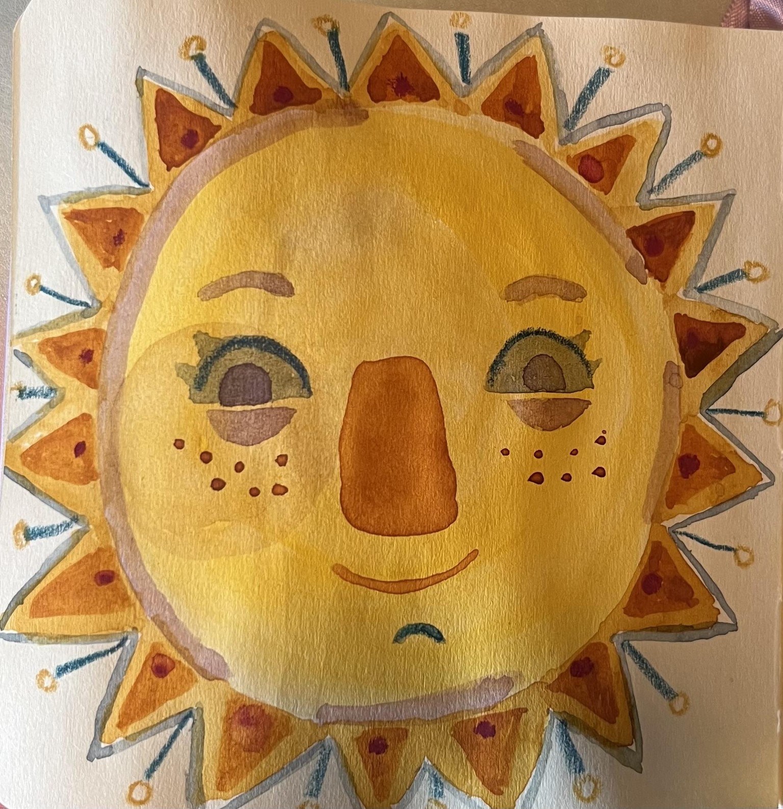 Whimsical Sun & Moon - image 2 - student project
