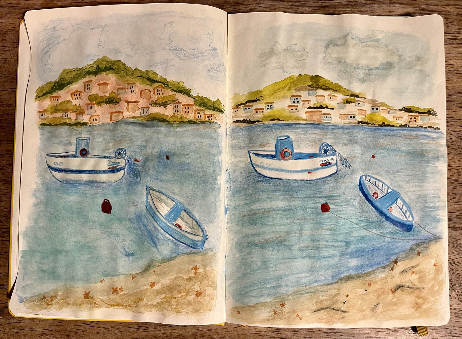 Boats - Mixed Media - image 2 - student project