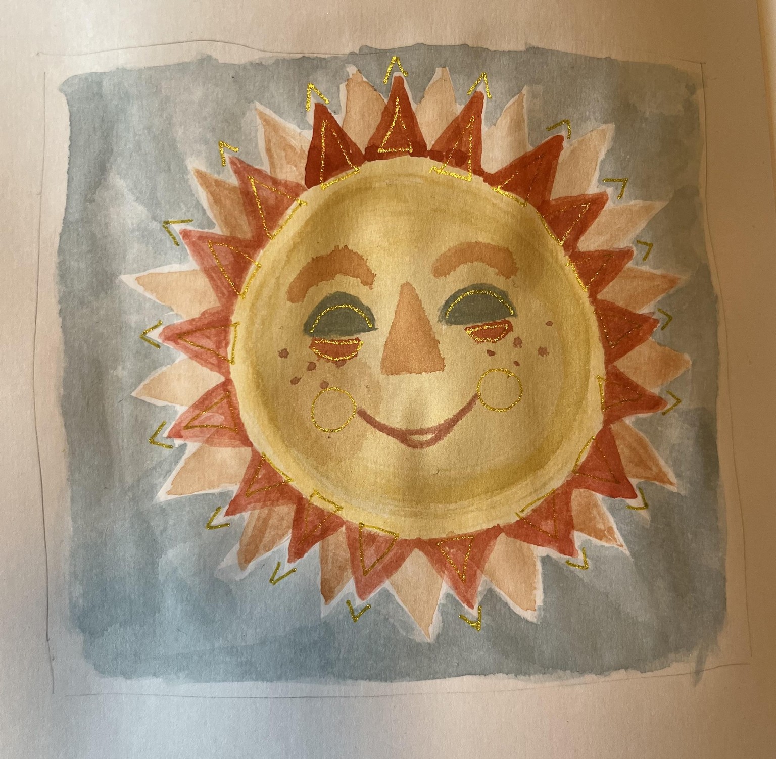 Whimsical Sun & Moon - image 5 - student project