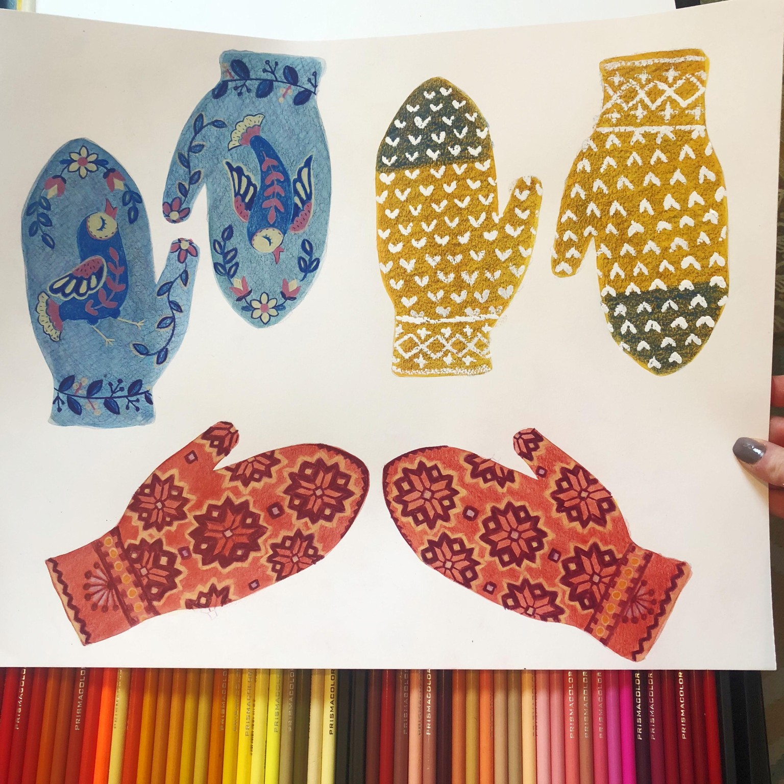 Mitten Trio - image 5 - student project