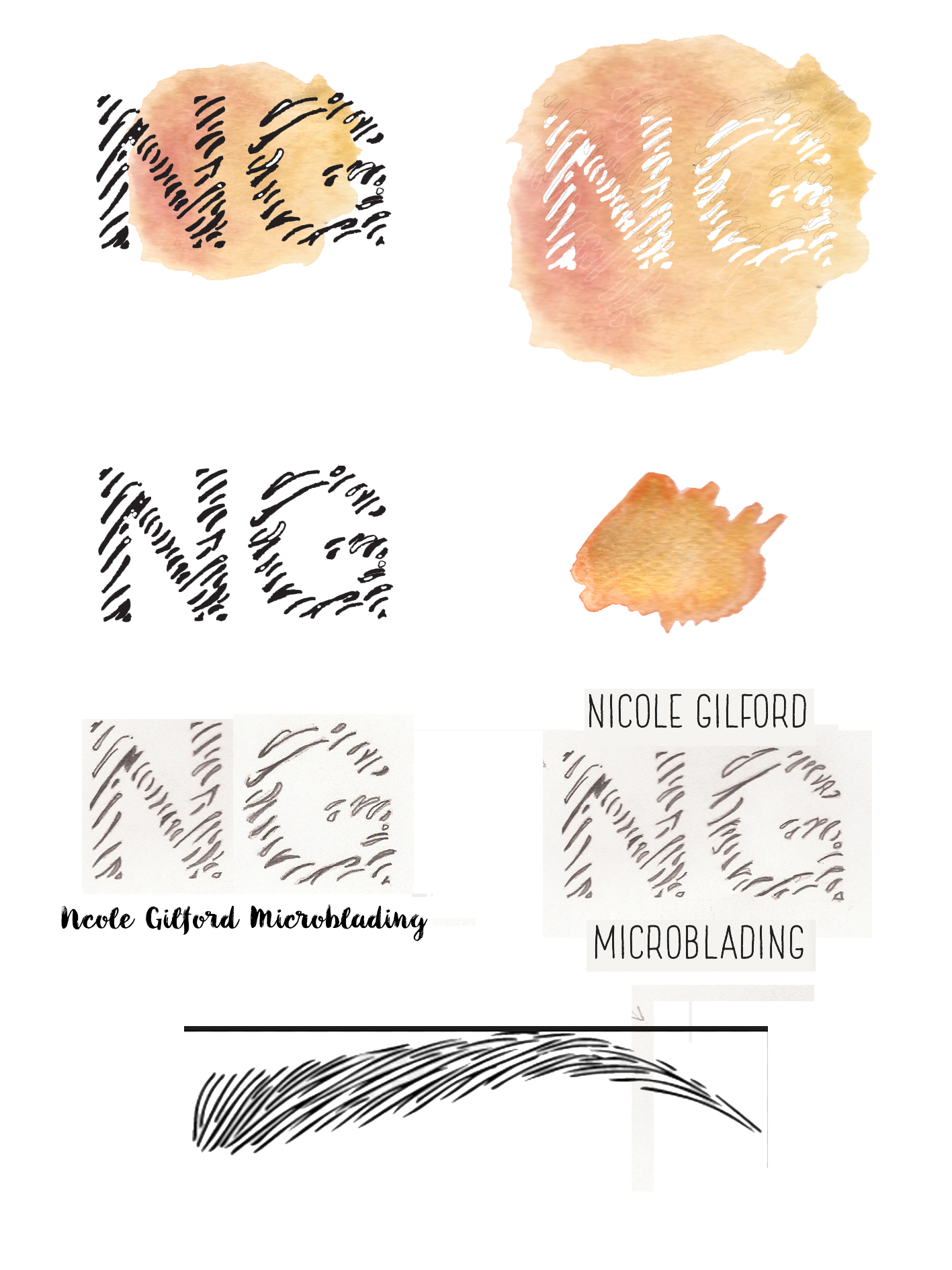 Nicole Gilford; Micro-blading brow artist - image 2 - student project