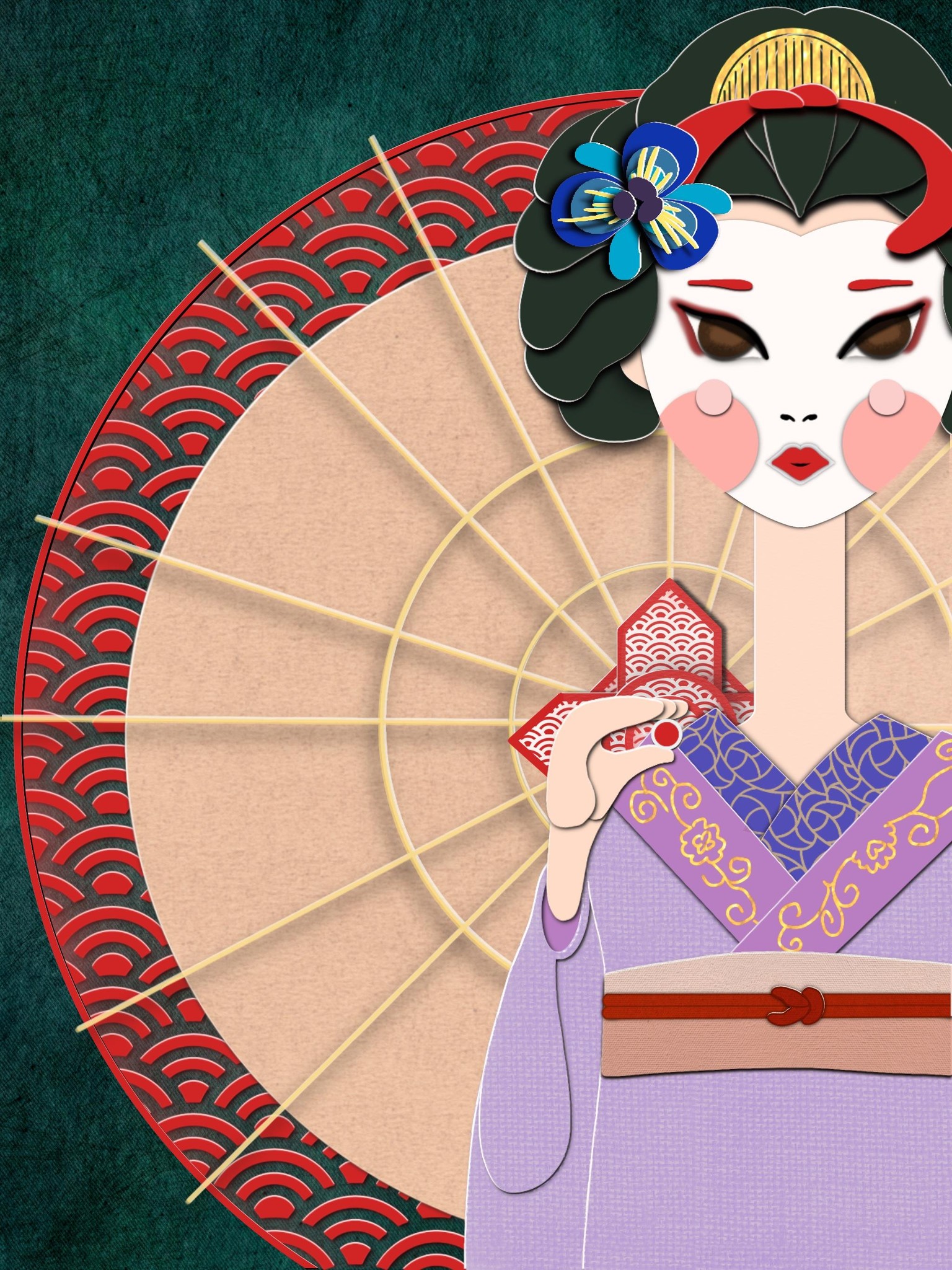 Mother Earth, Orthodontist, and Maiko Papercut - image 3 - student project
