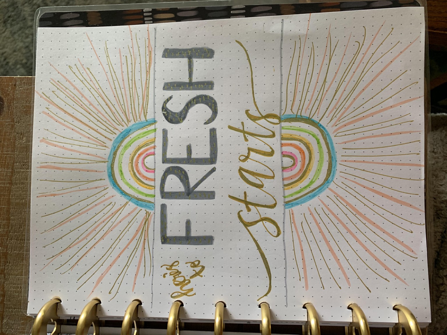 Hand Lettering Journal - image 2 - student project