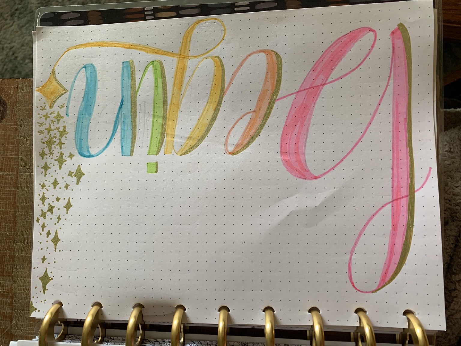Hand Lettering Journal - image 6 - student project