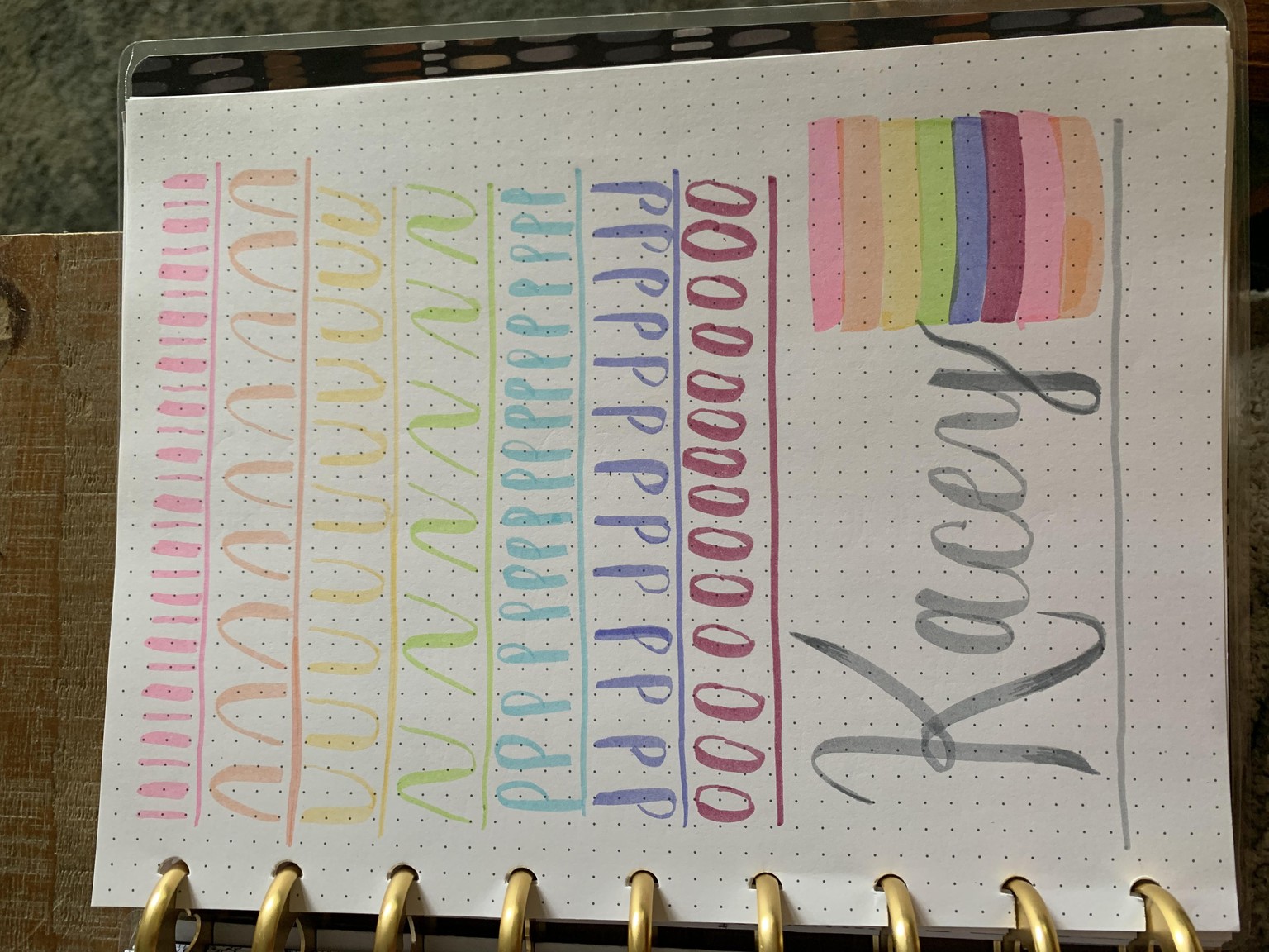 Hand Lettering Journal - image 1 - student project