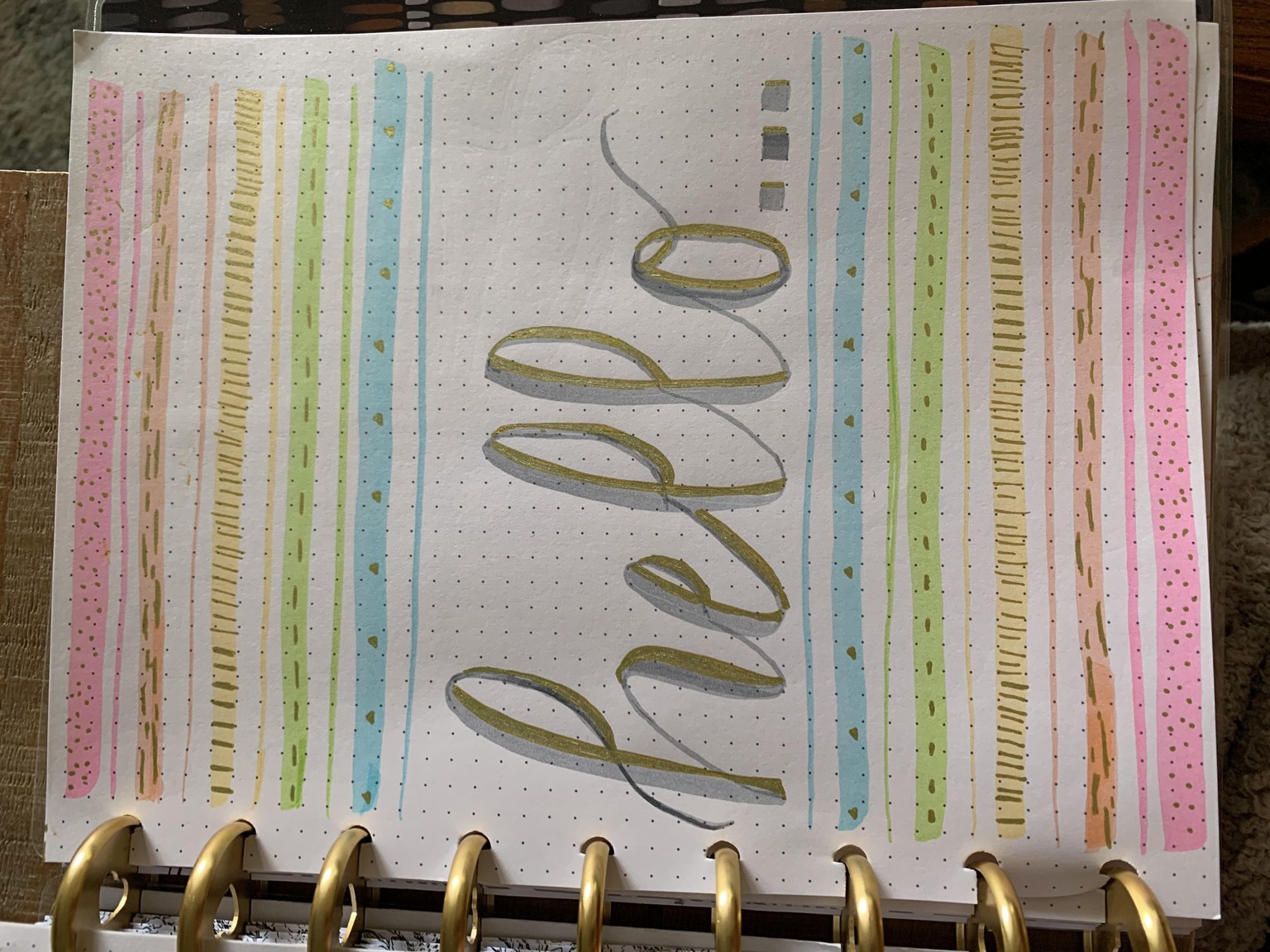Hand Lettering Journal - image 7 - student project