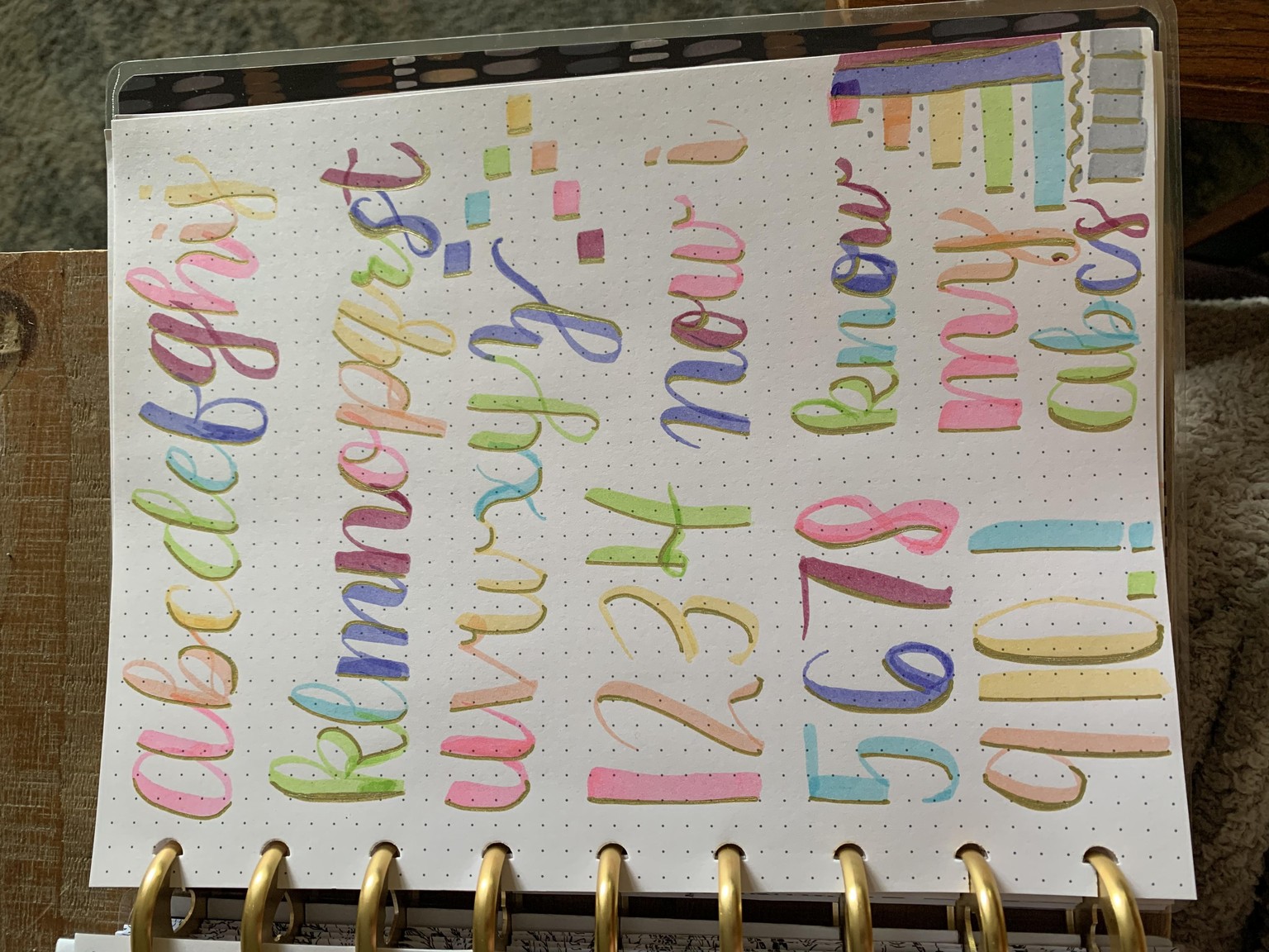 Hand Lettering Journal - image 5 - student project