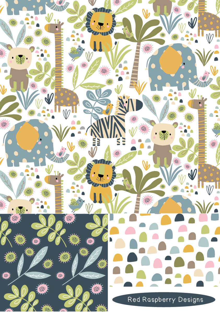 Red Raspberry Pattern Bootcamp - image 10 - student project