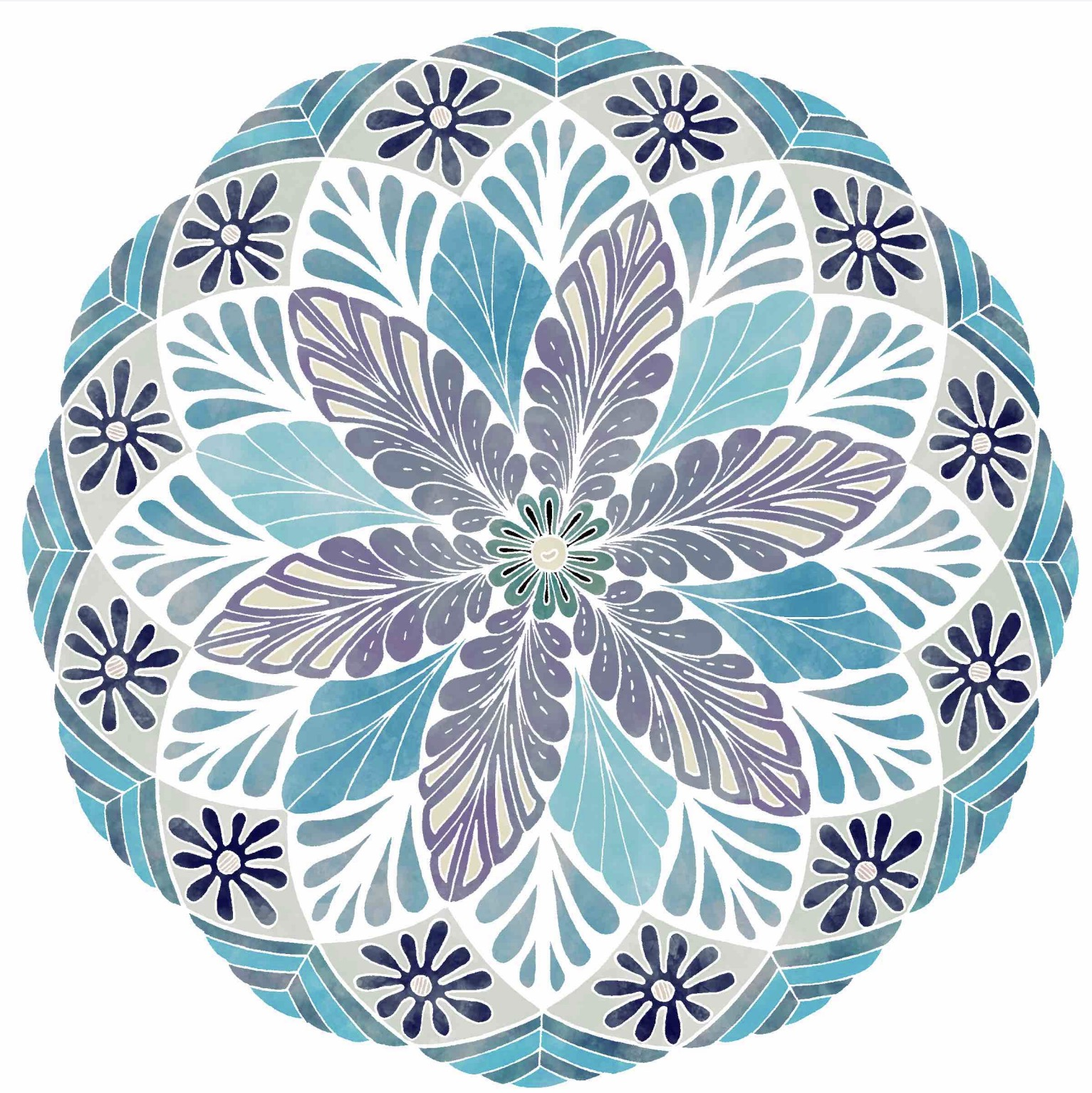 My finished Mandala  - image 1 - student project