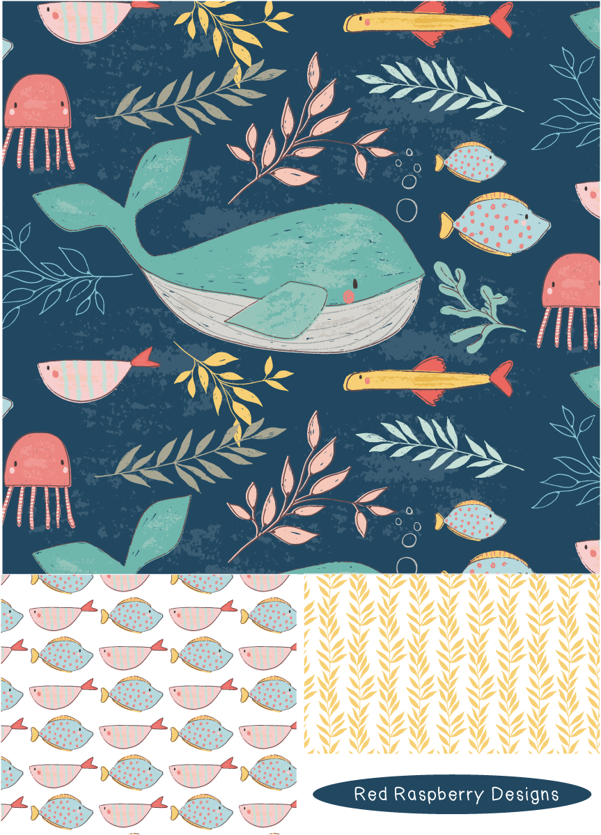 Red Raspberry Pattern Bootcamp - image 3 - student project