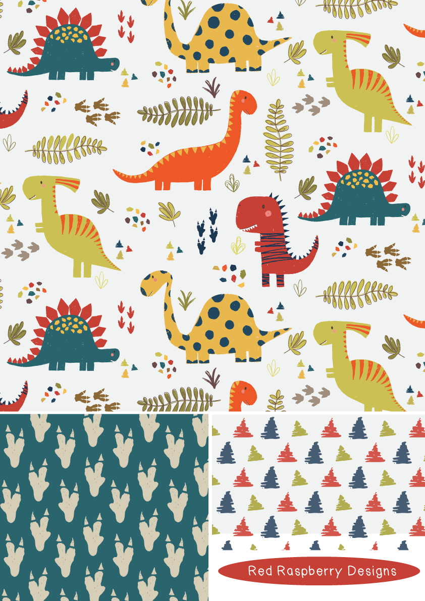 Red Raspberry Pattern Bootcamp - image 5 - student project