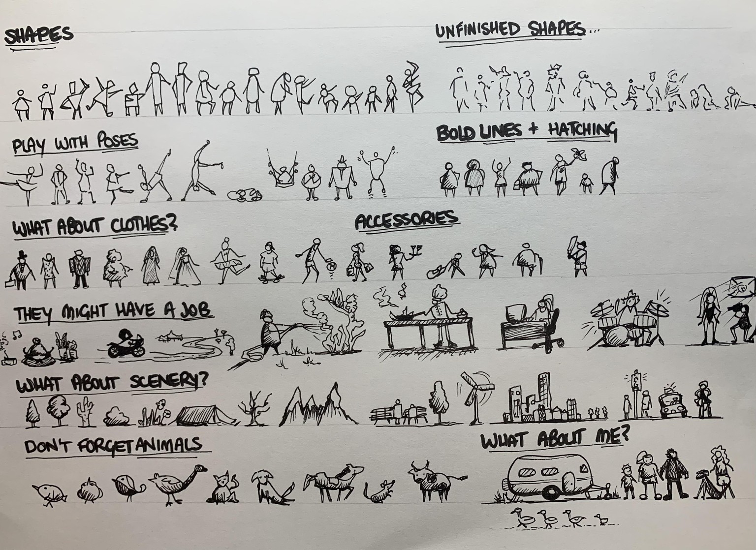 My Project - Doodling People/Toby Haseler - image 1 - student project