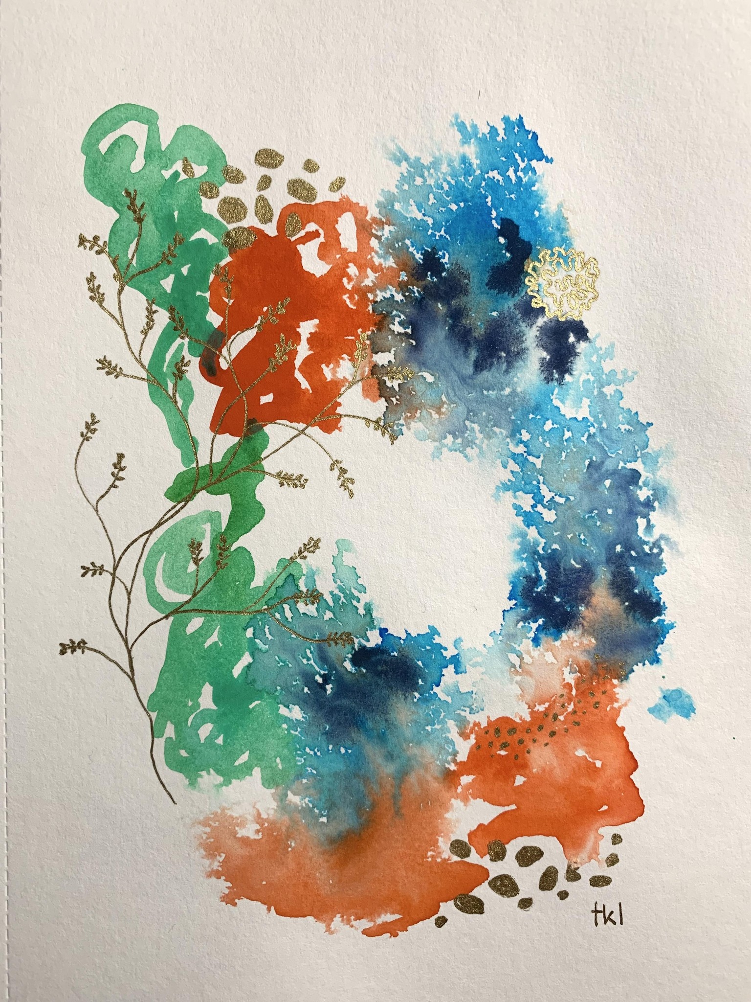Fun with Mixed Media Abstract Art - image 1 - student project