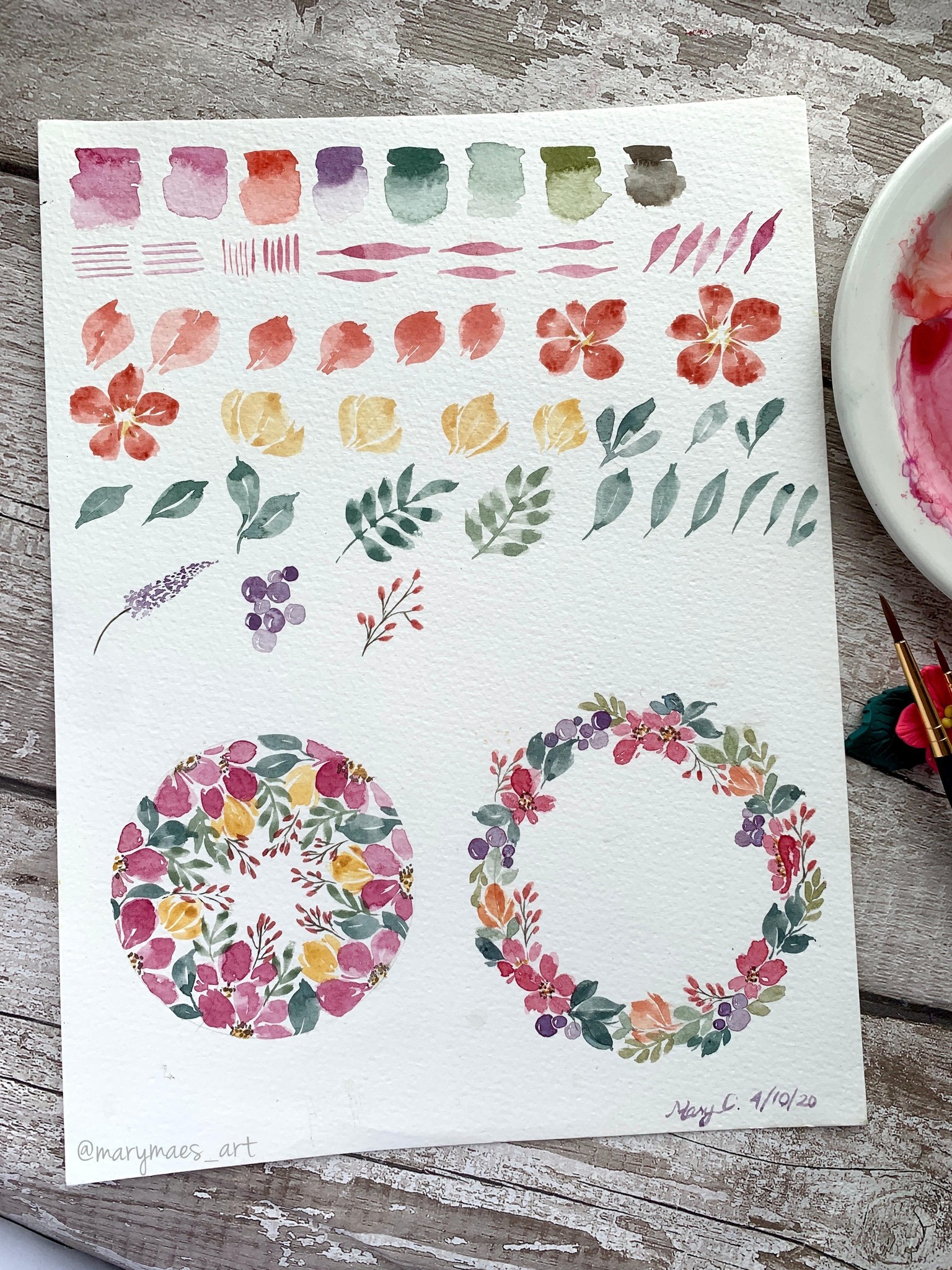 Vintage Wreaths - image 1 - student project