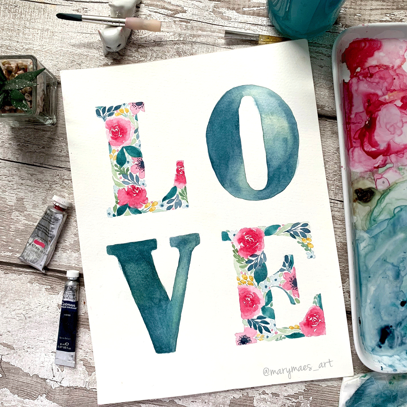 SABR watercolor font - image 2 - student project