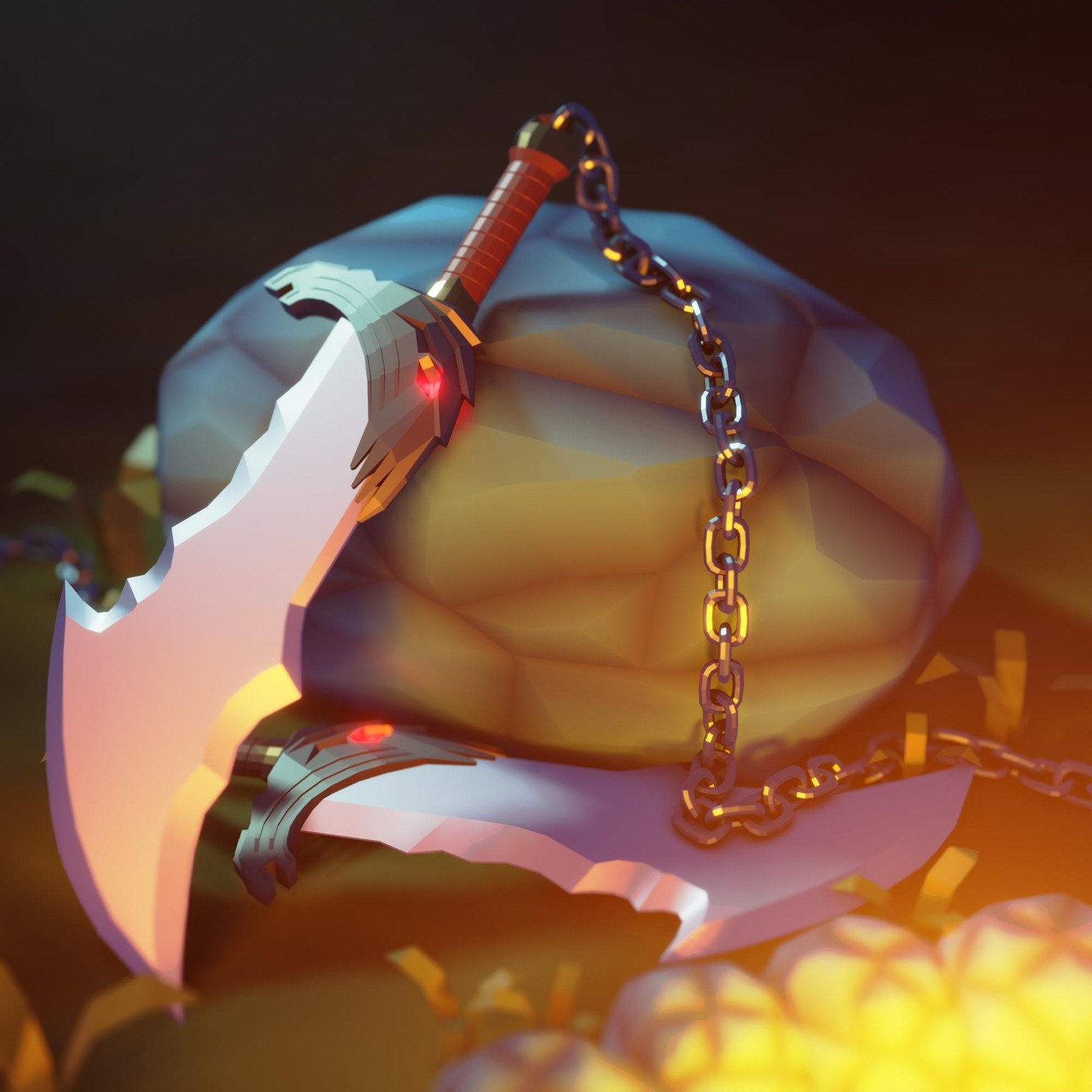 Low poly Sword. - image 1 - student project
