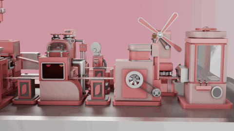 The Cookie Factory project. Blender. Instructor: 3D Tudor - image 1 - student project
