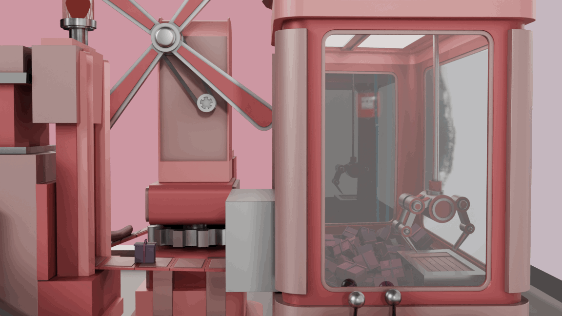 The Cookie Factory project. Blender. Instructor: 3D Tudor - image 5 - student project