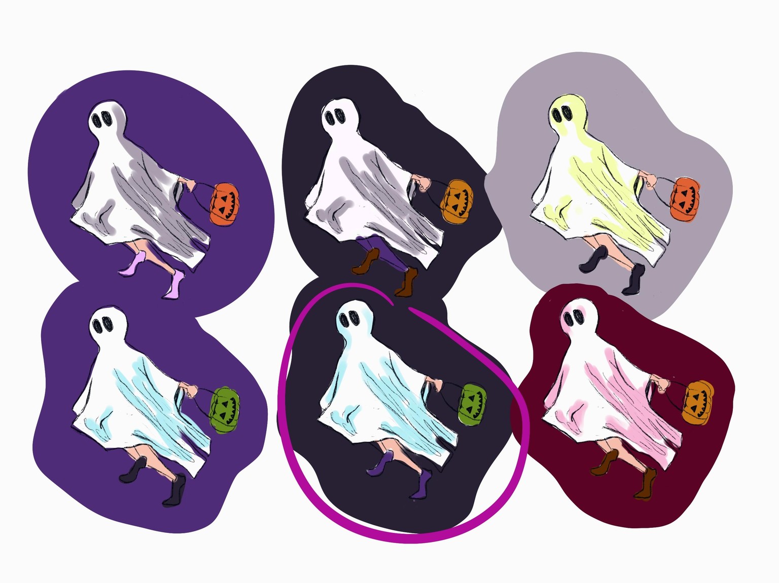 Ghost on Halloween - image 3 - student project