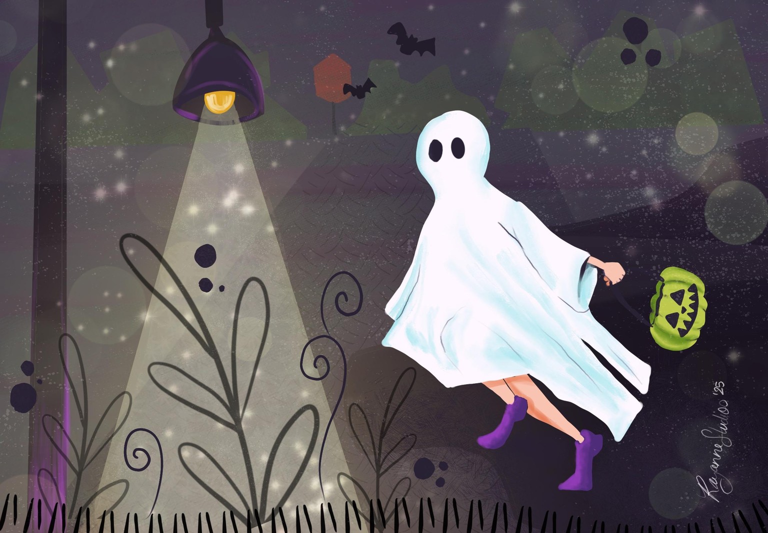 Ghost on Halloween - image 4 - student project
