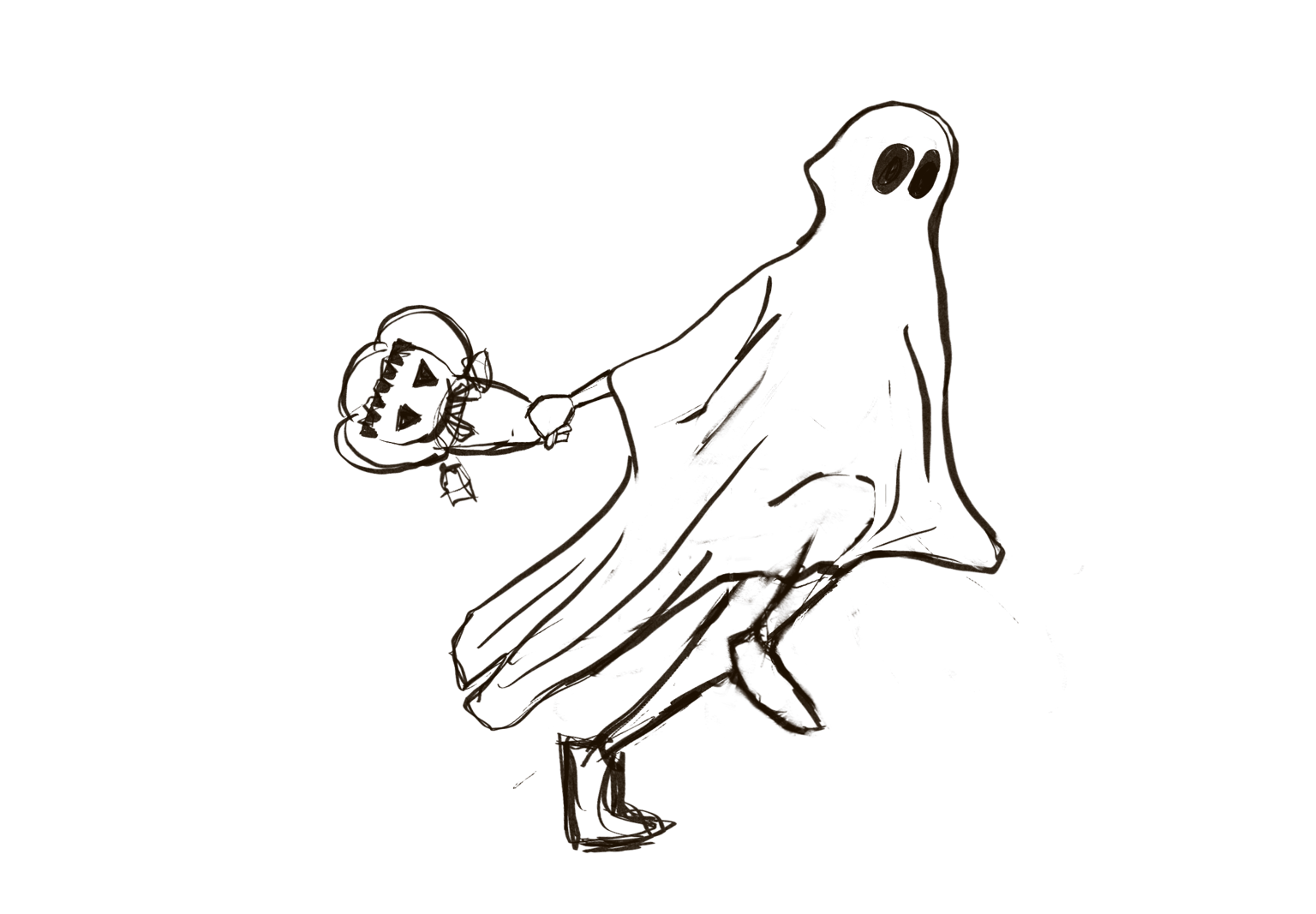 Ghost on Halloween - image 1 - student project