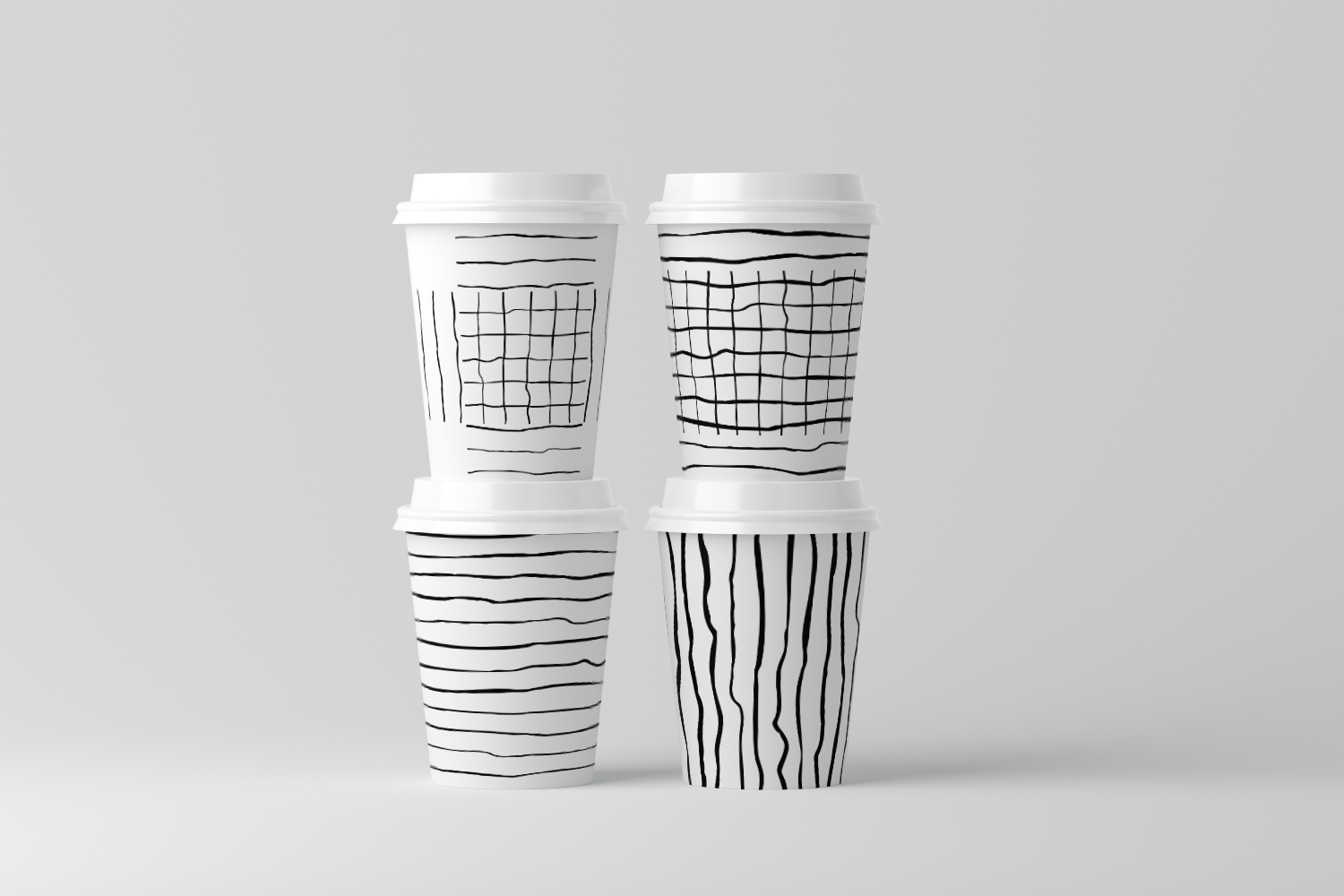 Abstract patterns from hand drawn marks - image 11 - student project