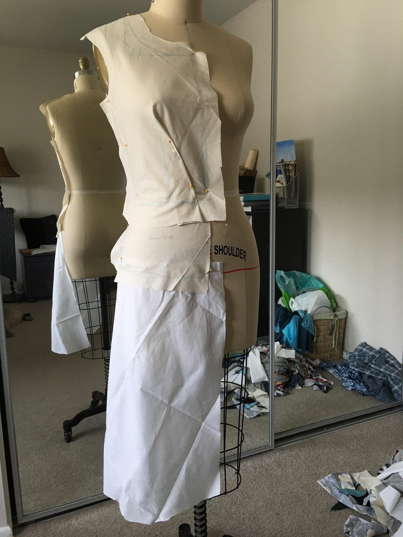 My very first draping experiment. - image 2 - student project
