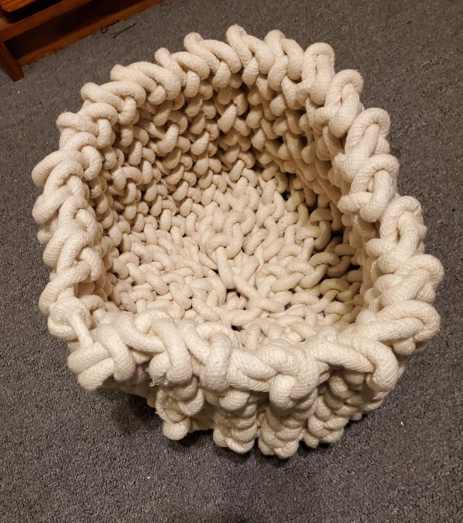 Super Cool Rope Basket! - image 2 - student project