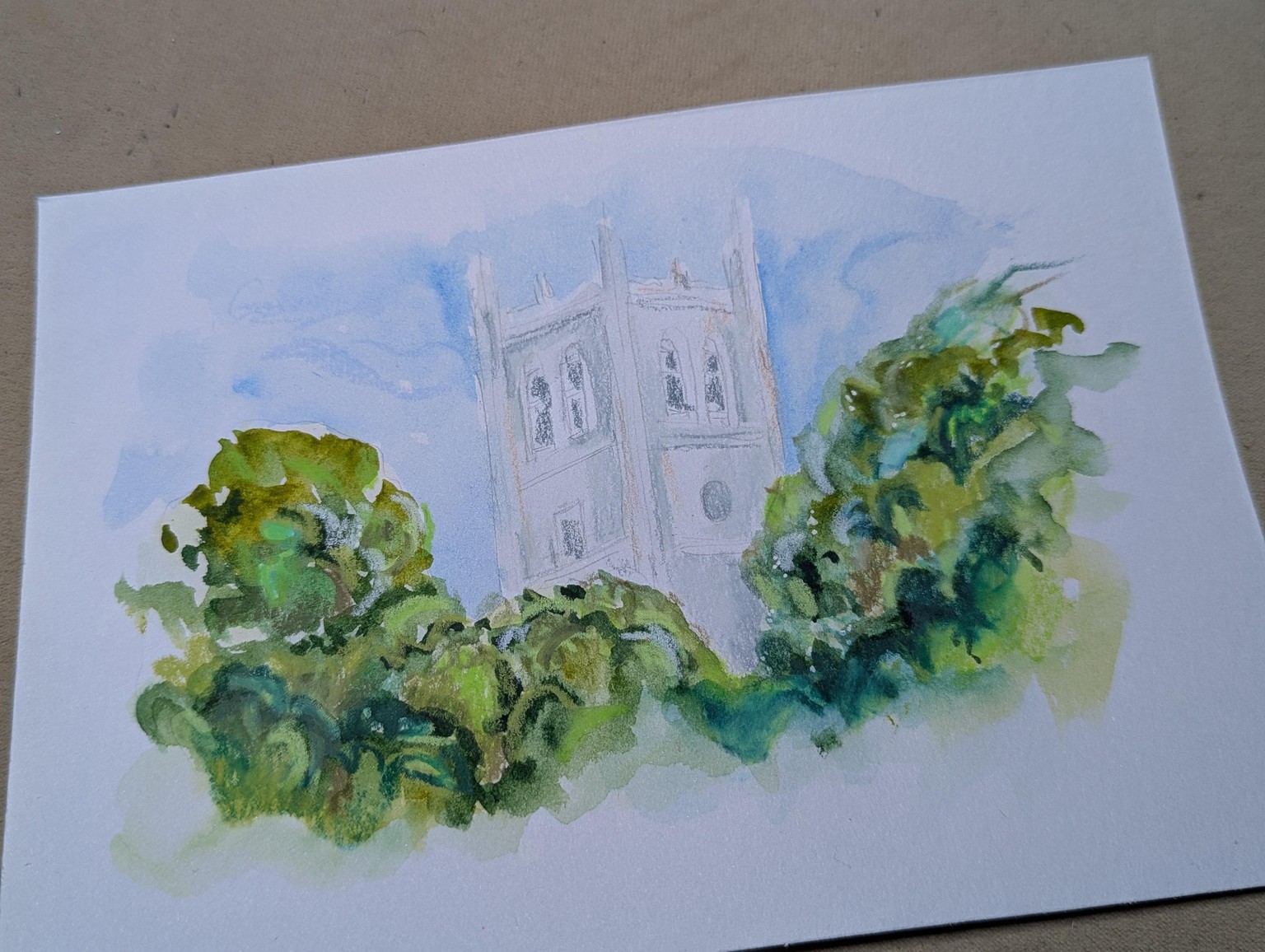 Urban sketching - image 4 - student project